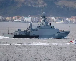 Rus savaş gemisi, Çanakkale Boğazı’ndan geçti