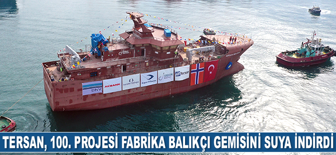 Tersan Tersanesi, Argos Helena isimli fabrika balıkçı gemisini suya indirdi