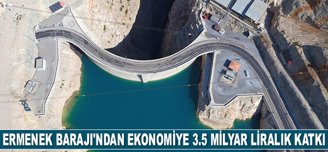 Ermenek Barajı ekonomiye 3.5 milyar liralık katkı sağladı