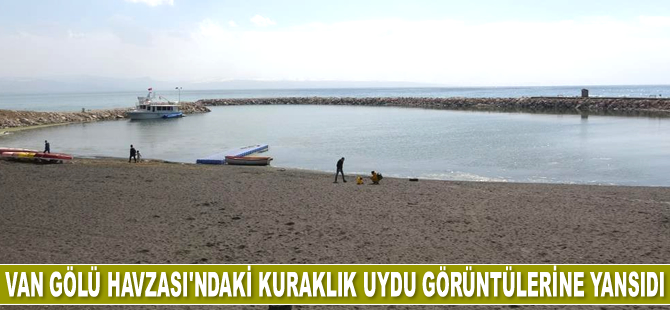 Van Gölü Havzası’ndaki kuraklık uydu görüntülerine yansıdı