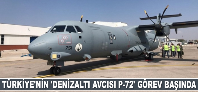 Deniz karakol uçağı P-72, görev esnasında ilk kez görüntülendi