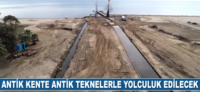 Efes Antik Kenti 2 bin 500 yıl sonra denizle buluşuyor
