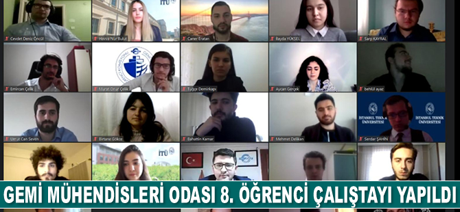 TMMOB Gemi Mühendisleri Odası 8. Öğrenci Çalıştayı gerçekleştirildi