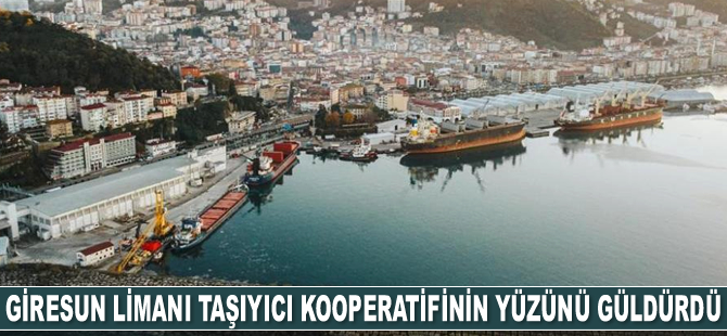 Giresun Limanı taşıyıcı kooperatifinin yüzünü güldürdü