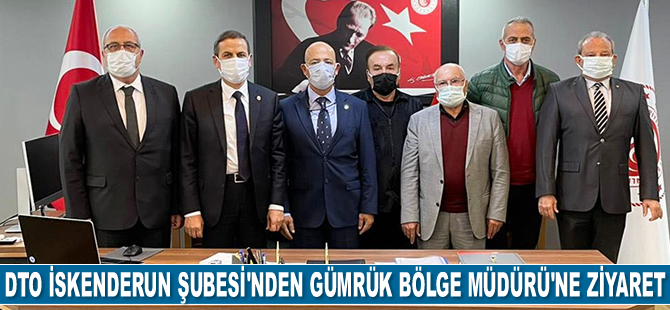 İMEAK DTO İskenderun Şubesi, Gümrük Bölge Müdürü Hayrettin Yıldırım’ı ziyaret etti