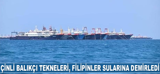 Çinli balıkçı tekneleri, Filipinler karasularına demirledi