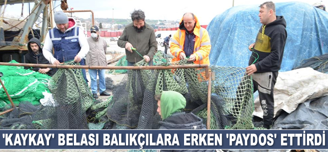 Marmara’da deniz salyası, balıkçılara erken 'paydos' ettirdi