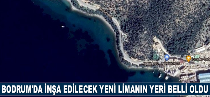 Bodrum’da inşa edilecek yeni limanın yeri belli oldu