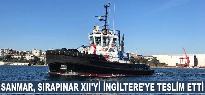 Sanmar, Sırapınar XII römorkörünü Portland Harbour Authority'e teslim etti