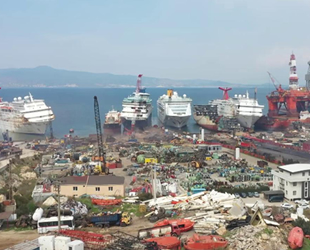 Ömrünü tamamlayan gemilerin son adresi Aliağa oluyor