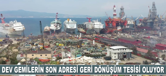 Ömrünü tamamlayan gemilerin son adresi Aliağa oluyor