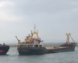 Çanakkale'de karaya oturan ‘Batuhan A’ isimli gemi kurtarıldı