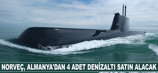 Norveç, Almanya’dan 4 adet denizaltı satın alacak