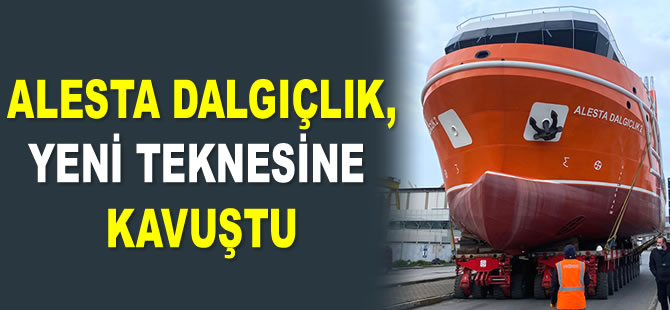 Alesta Dalgıçlık, yeni teknesine kavuştu