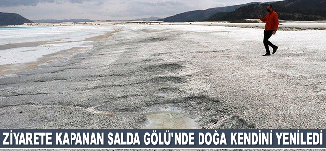 Salda Gölü’nde doğa kendini yeniledi