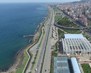 Trabzon, yapılan dolgu çalışmalarıyla denizden uzaklaşıyor