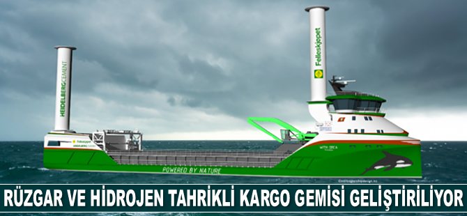 Dünyanın ilk sıfır emisyonlu rüzgar ve hidrojen tahrikli kargo gemisi geliştiriliyor