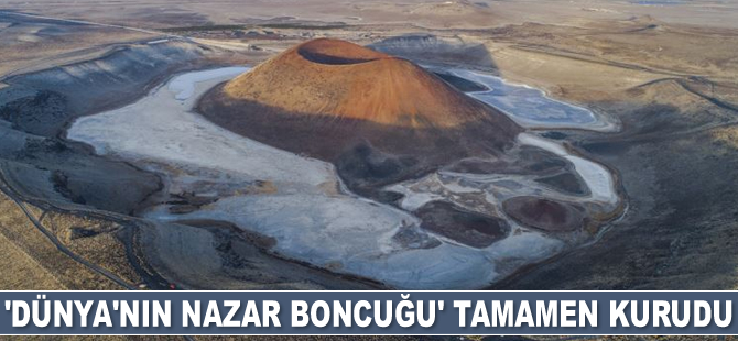 ‘Dünya’nın nazar boncuğu’ tamamen kurudu
