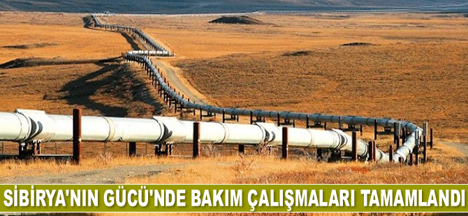 Sibirya’nın Gücü’nde bakım çalışmaları tamamlandı