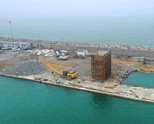 Ünye Konteyner Limanı Projesi’nde çalışmalar sürüyor