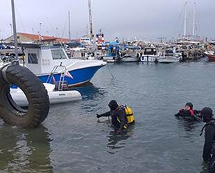 Gazimağusa Limanı’nda dip temizliği gerçekleştirildi