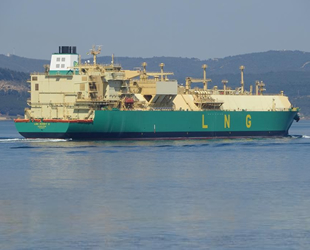 Nijerya’dan yola çıkan LNG gemisi, Çanakkale Boğazı'ndan geçti