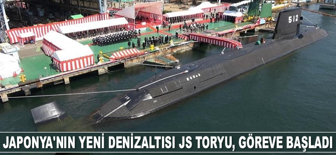Japonya’nın yeni denizaltısı JS Toryu, göreve başladı