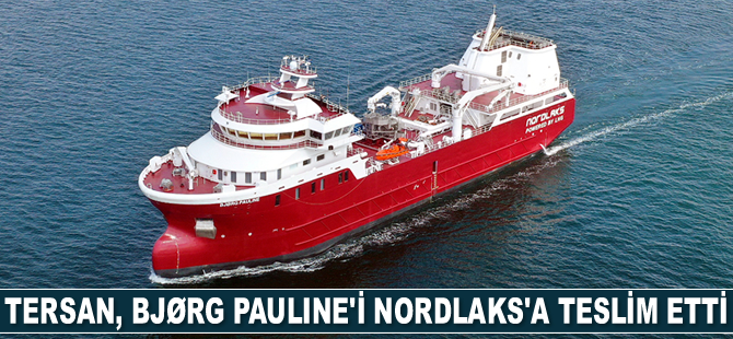 Tersan Tersanesi, canlı balık taşıyıcısı Bjørg Pauline’i Nordlaks’a teslim etti