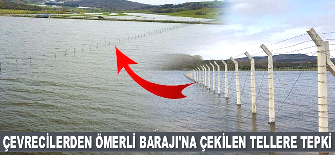 Çevreciler, Ömerli Barajı'na çekilen tellere tepki gösterdi