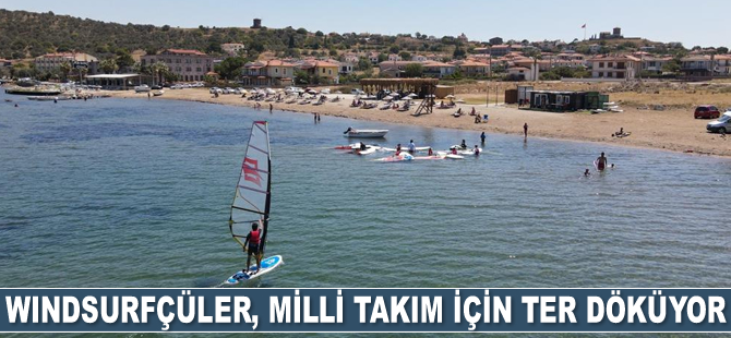 Windsurfçüler, Milli Takım’a seçilebilmek için ter döküyor
