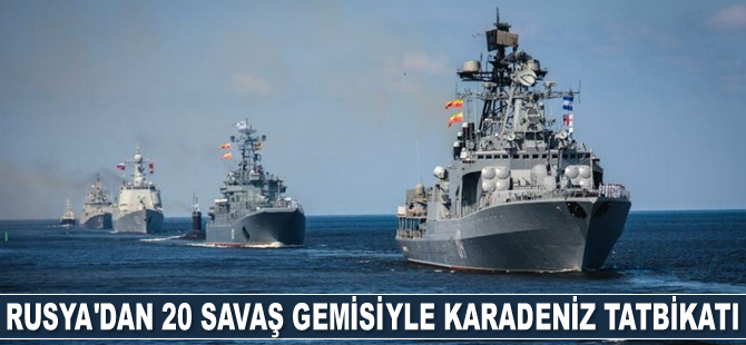 Rusya, Karadeniz’de tatbikat gerçekleştirdi