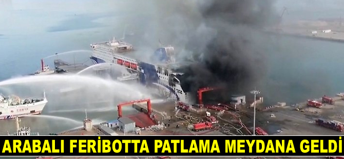 ZHONG HUA FU QIANG isimli arabalı feribotta patlama meydana geldi