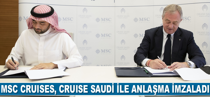 MSC Cruises, Cruise Saudi ile anlaşma imzaladı
