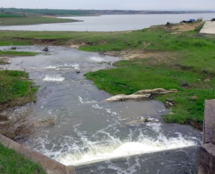 Kuruyan Altınyazı Barajı'na Meriç Nehri'nden su verildi