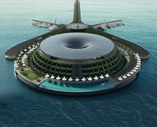 Türk şirketi, Katar’a dünyanın ilk yüzer ekolojik otelini inşa edecek