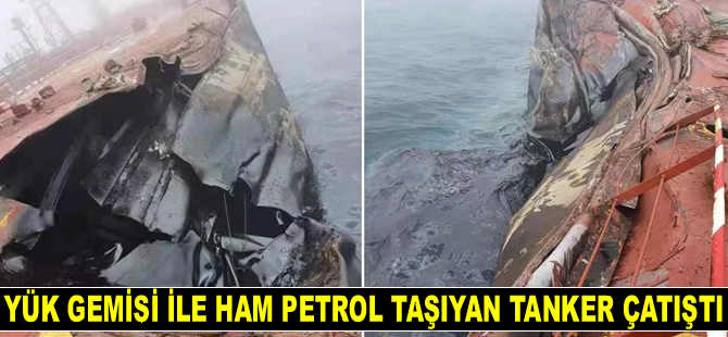 Sarı Deniz’de Sa Justice adlı yük gemisi ile A Symphony adlı petrol tankeri çatıştı