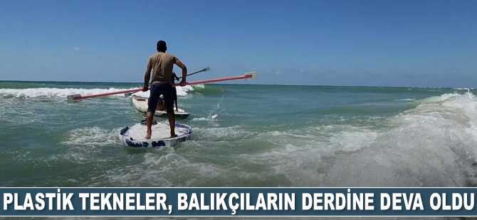 Plastik tekneler, Gazzeli balıkçıların derdine deva oldu