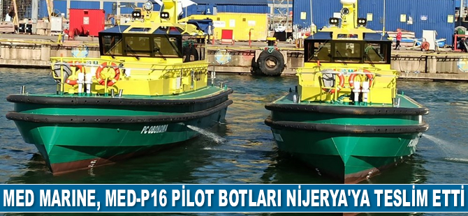 MED Marine, MED-P16 pilot botları Nijerya'ya teslim etti