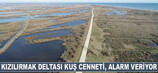 Kızılırmak Deltası küçülüyor