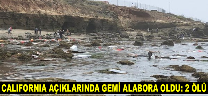 California açıklarında gemi alabora oldu: 2 ölü
