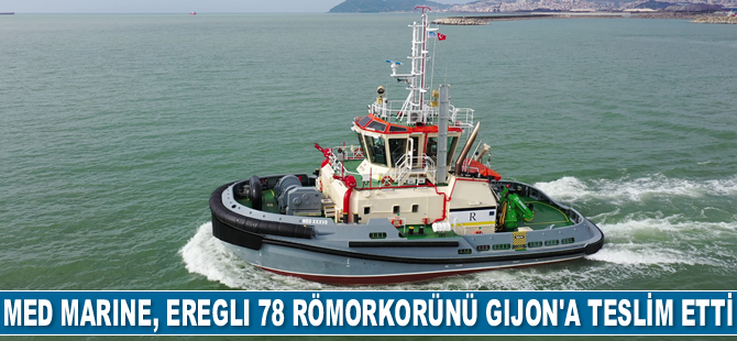 Med Marine, EREGLI 78 römorkorünü Gijon'a teslim etti