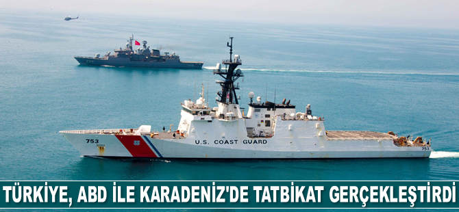 Türkiye, ABD ile Karadeniz'de tatbikat gerçekleştirdi