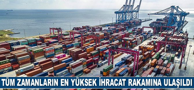Nisan ayında tüm zamanların en yüksek ihracat rakamına ulaşıldı