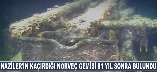 Naziler’in kaçırdığı Norveç gemisi 81 yıl sonra bulundu