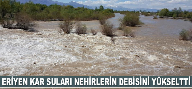 Karların erimesiyle Erzincan’daki barajlarda doluluk oranı arttı