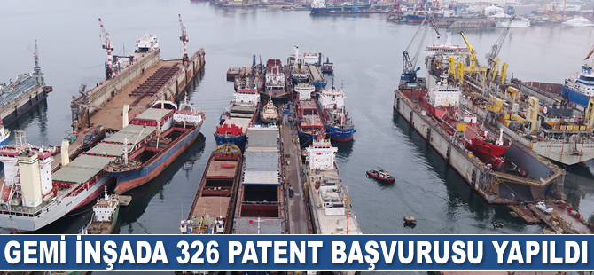 Gemi inşada 326 patent başvurusu yapıldı