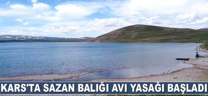 Kars'ta balık avı yasağı başladı