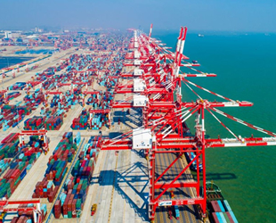 Guangzhou Limanı, denizyoluna demiryolu taşımacılığını da ekledi