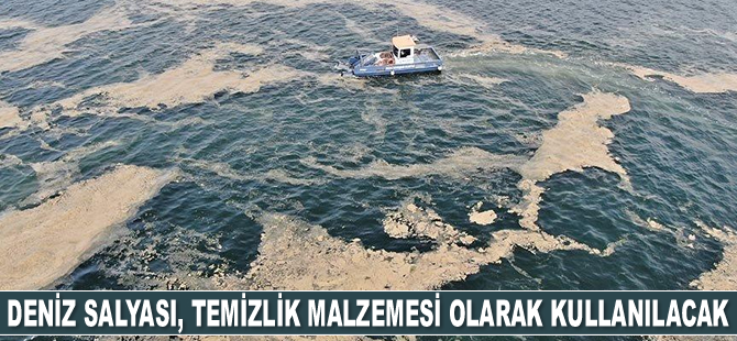 Deniz salyası, gübre, tarım ilacı ve temizlik malzemesi olarak kullanılacak