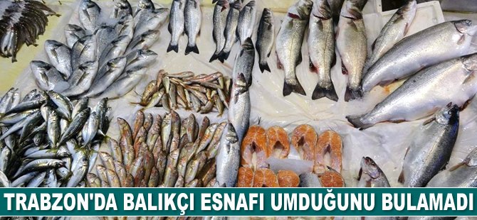 Balıkçı esnafı umduğunu bulamadı